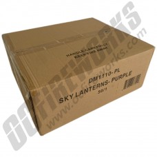 Wholesale Fireworks All Purple Sky Lantern Case 50/1 (Sky Lanterns)